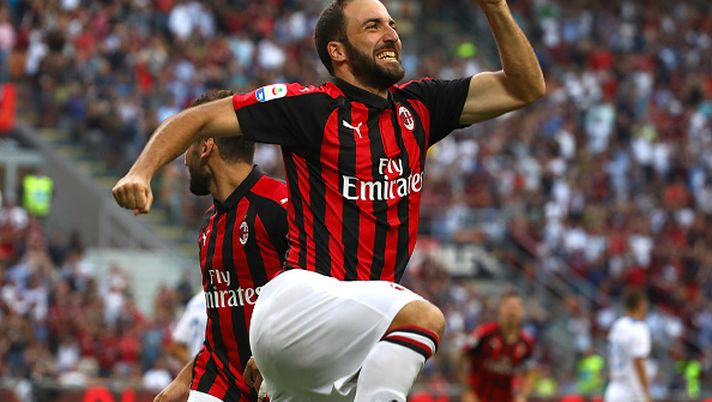 Gonzalo Higuian, attaccante del Milan