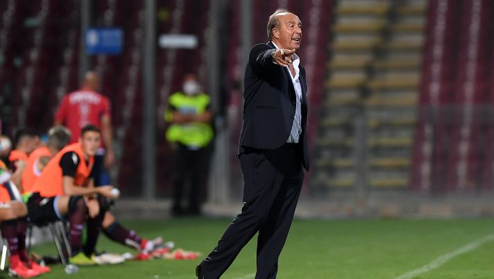 SALERNO, ITALY - JULY 24: Gian Piero Ventura US Salernitana coach during the serie B match between US Salernitana and FC Empoli at Stadio Arechi on July 24, 2020 in Salerno, Italy. (Photo by Francesco Pecoraro/Getty Images for Lega Serie B) Ventura: “Fiorentina buona squadra, ma se gioca è merito di Italiano” - immagine 1