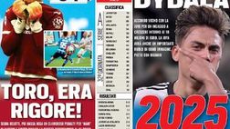 EDICOLA / TS: Toro, era rigore. Mani di Bastoni: Massa lo nega. L’Inter ribalta la partita