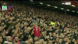 Liverpool-Man United, il tributo dei tifosi ‘Reds’ per Ronaldo | VIDEO