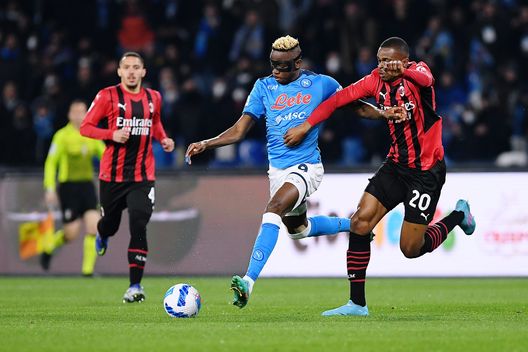 (Getty Images) napoli milan osimhen