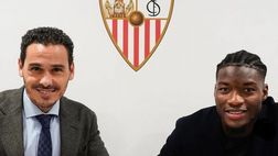 Agoumé sui social dopo la partenza per Siviglia: “Non vedo l’ora di iniziare”