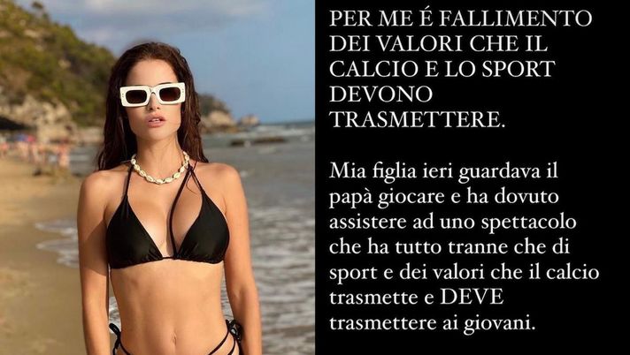 Follia sul campo del Foggia, schiaffi a Iemmello. La compagna: “Mia figlia stava guardando” - immagine 1