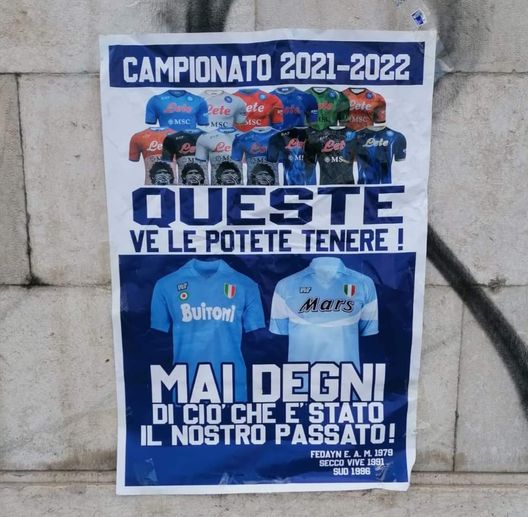 FOTO La contestazione dei Fedayn sulle magliette: “Mai degne del nostro passato”- immagine 2