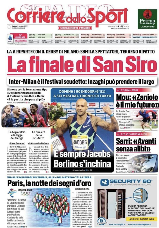 prima pagina