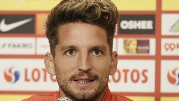 Belgium's Dries Mertens pictured during a press conference of the Belgian national team, the Red Devils, Monday 13 June 2022 in Warsaw, Poland, in preparation of the upcoming UEFA Nations League game of tomorrow in Poland. BELGA PHOTO BRUNO FAHY (Photo by BRUNO FAHY / BELGA MAG / Belga via AFP) (Photo by BRUNO FAHY/BELGA MAG/AFP via Getty Images) Il Napoli saluta Mertens, Repubblica: “Dries ora è in cima alla lista dell’Inter” - immagine 1