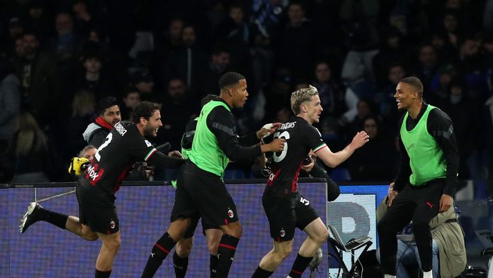 Alexis Saelemaekers esultanza Napoli Milan