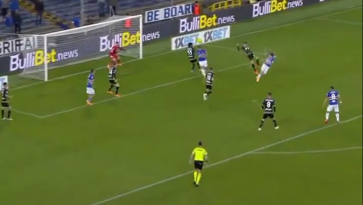 VIDEO Zanoli ancora in gol con la Sampdoria: gran destro su assist di Quagliarella - immagine 1