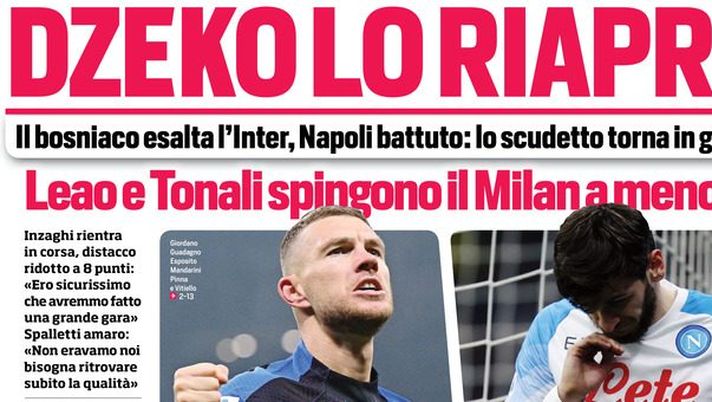 IL NAPOLI SUI MEDIA – Le prime pagine dei giornali di oggi 5 gennaio 2023 - immagine 1