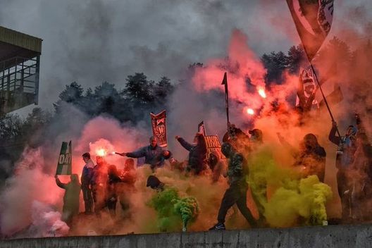 Macedonia del Nord, striscione rubato e bruciato durante il derby- immagine 2