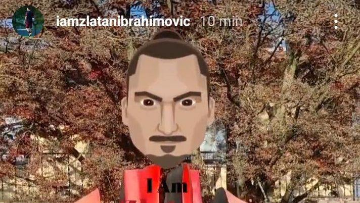Zlatan Ibrahimovic, AC Milan, Instagram Story da Milanello 