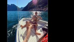 De Ligt-AnneKee, pomeriggio sul lago di Como: con loro anche un giocatore dell’Inter e fidanzata
