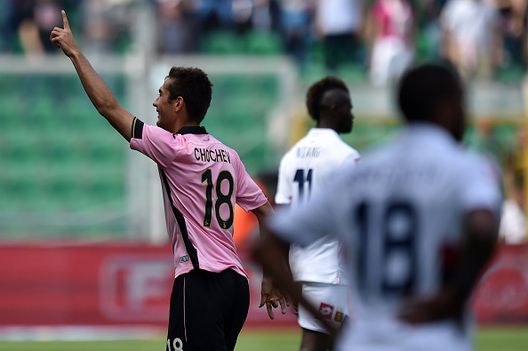  Chochev esulta durante Palermo-Genoa 2-1 