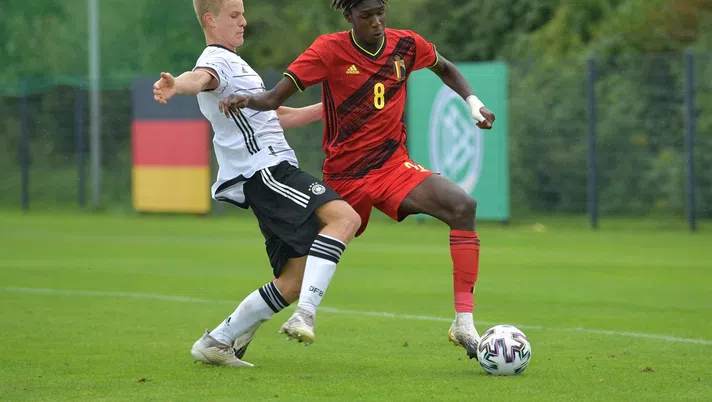 Pierre Dwomoh, qui con la maglia del Belgio (Getty Images)