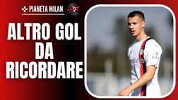 Milan, Camarda gol spettacolare: aggancio super e tocco magico | VIDEO