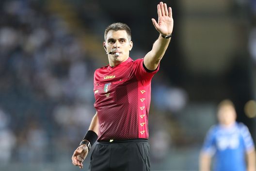 Simone Sozza (Photo by Gabriele Maltinti/Getty Images) napoli arbitro moviola sozza inter