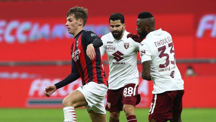 Giacomo Olzer, trequartista della Primavera del Milan (Getty Images) 