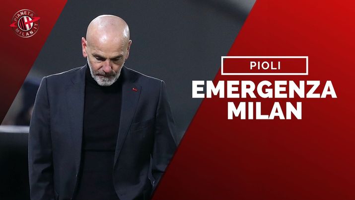 Stefano Pioli (allenatore AC Milan) con gli uomini contati per Milan-Sassuolo di oggi | News (Getty Images) 