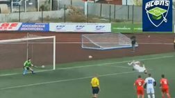 VIDEO / Altro che Holly e Benji: un rigore che arriva dalla Russia lascia senza parole