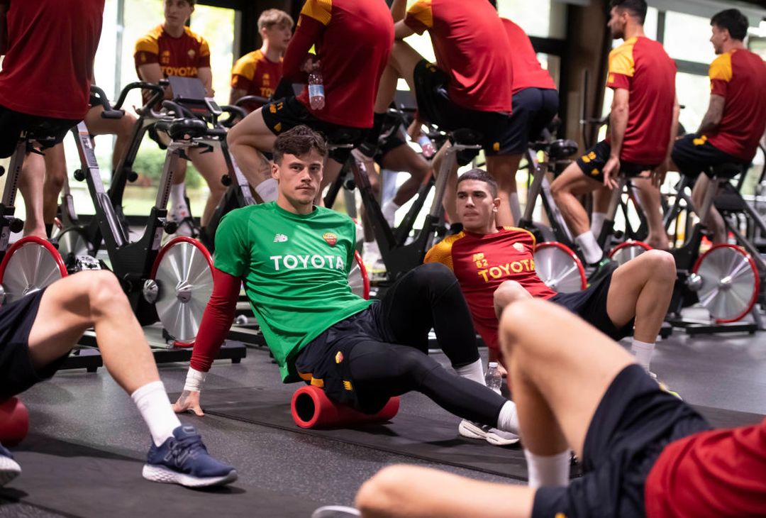 Roma, allenamento a Trigoria: si rivede anche Llorente – FOTO GALLERY - immagine 26