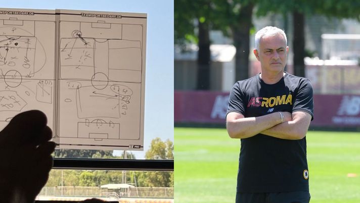 Roma, Mourinho mostra sui social le prime esercitazioni della nuova stagione - immagine 1