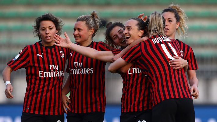 Un'esultanza del Milan Femminile (credits: GETTY Images) 