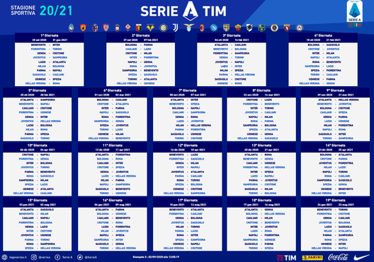 ? Tutto il calendario Serie A 20/21: tutte le partite, dalla prima fino all’ultima giornata!- immagine 2