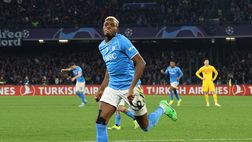 FOTO Osimhen, in nomination il suo gol come migliore della settimana in Champions