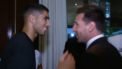 VIDEO / Messi saluta Hakimi: all’ex interista brillano gli occhi