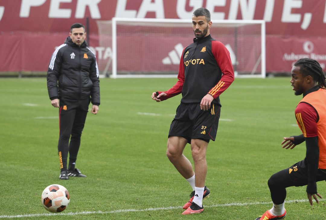 Roma in campo dopo il ko contro l’Inter: nel mirino c’è il Feyenoord – FOTOGALLERY - immagine 23