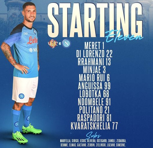 Cremonese-Napoli, le formazioni ufficiali: Raspadori titolare! Gioca Ndombele- immagine 2