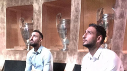 FOTO – Antonio e Gianluigi Donnarumma visitano il museo di Casa Milan