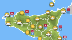 Meteo, Palermo: sereno e poco nuvoloso, le previsioni di martedì 21 dicembre