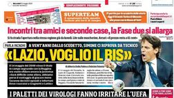 CORRIERE DELLO SPORT – La prima pagina di oggi, 13 maggio 2020