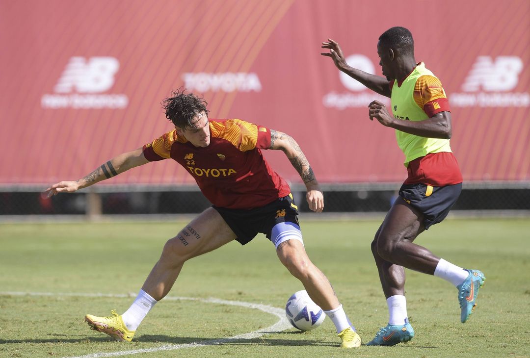 Trigoria, la Roma lavora per preparare la trasferta contro l’Inter – FOTO GALLERY - immagine 15