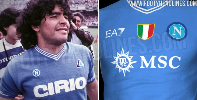 Foto footyheadlines.com maglia napoli