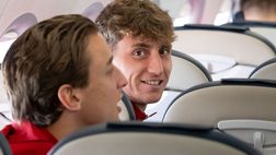 Il viaggio della Roma verso Brighton – FOTO GALLERY