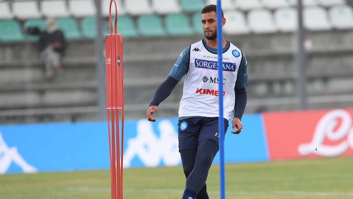 CASTEL DI SANGRO, ITALY - SEPTEMBER 02: Faouzi Ghoulam of Napoli during SSC Napoli Training Camp on September 02, 2020 in Castel di Sangro, Italy. (Photo by SSC NAPOLI/SSC NAPOLI via Getty Images) CASTEL DI SANGRO, ITALY - SEPTEMBER 02: Faouzi Ghoulam of Napoli during SSC Napoli Training Camp on September 02, 2020 in Castel di Sangro, Italy. (Photo by SSC NAPOLI/SSC NAPOLI via Getty Images)