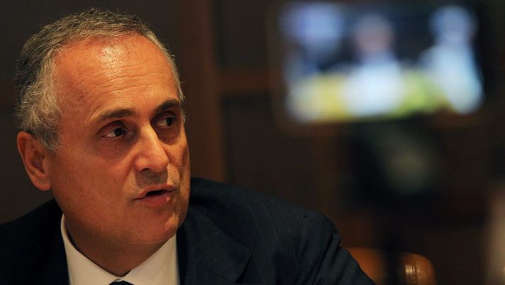ROME, ITALY - SEPTEMBER 12:  FIGC Counsellor Claudio Lotito attends a press conference after the Federal Council of the Italian Football Federation (FIGC) meeting on September 12, 2014 in Rome, Italy.  (Photo by Paolo Bruno/Getty Images) 