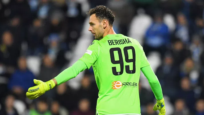 FERRARA, ITALY - NOVEMBER 25: Etrit Berisha of SPAL looks on during the Serie A match between SPAL and Genoa CFC at Stadio Paolo Mazza on November 25, 2019 in Ferrara, Italy.  (Photo by Alessandro Sabattini/Getty Images)