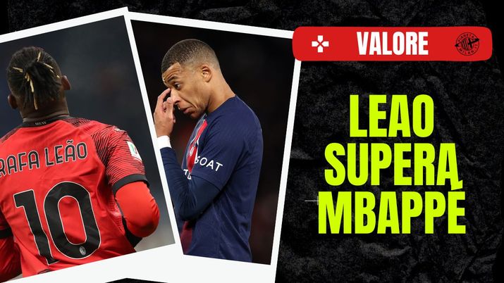 Leao Mbappé AC Milan PSG-Milan 3-0 Champions League 2023-2024