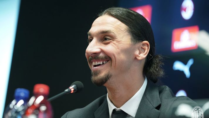 Zlatan Ibrahimovic, attaccante del Milan (credits: acmilan.com) 