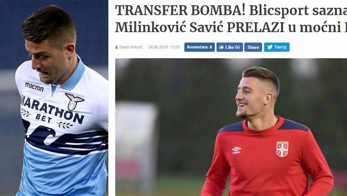 In Serbia annunciano: “Milinkovic Savic praticamente del Psg, l’affare è in fase conclusiva” In Serbia annunciano: “Milinkovic Savic praticamente del Psg, l’affare è in fase conclusiva”
