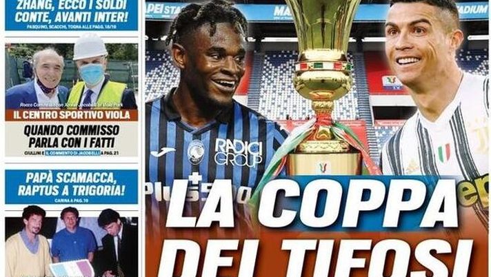 Prima Pagina, Tuttosport: “Toro salvo, ma è tutto da rifare. La Coppa dei tifosi. Il Maestro e il calcio con l’anima” 