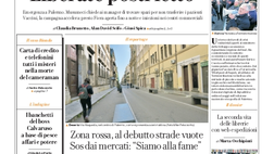 Prima Pagina, La Repubblica-Palermo: “Ospedali quasi saturi. Zona rossa, al debutto strade vuote”