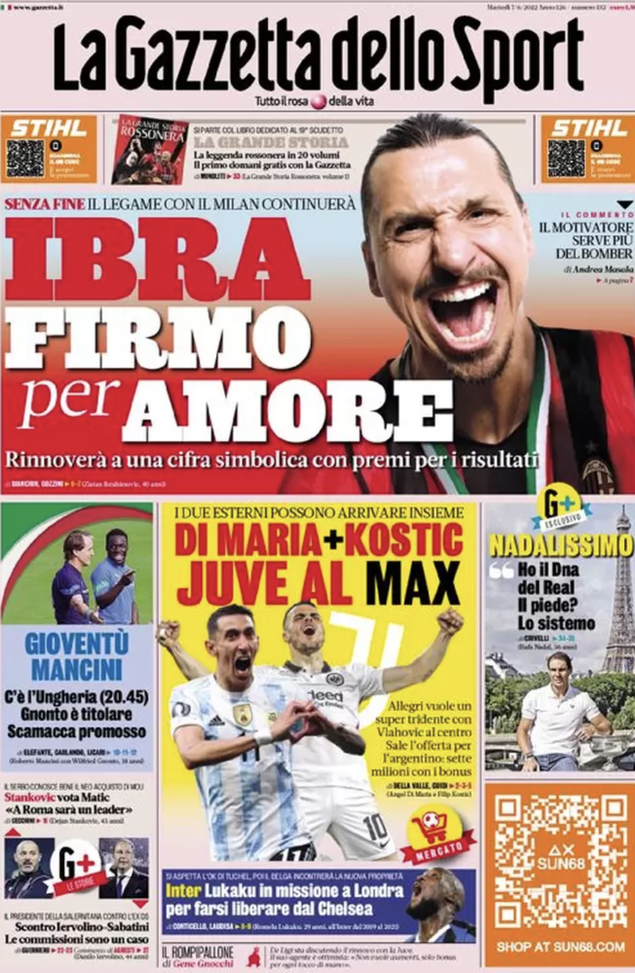 prima pagina