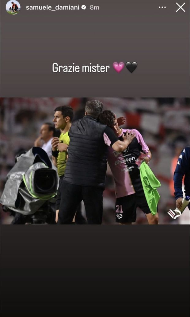 FOTO Palermo, Samuele Damiani saluta Baldini: “Grazie mister”- immagine 2