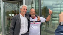 VIDEO Palermo, Dario Mirri incontra un tifoso rosanero a Manchester: foto e risate