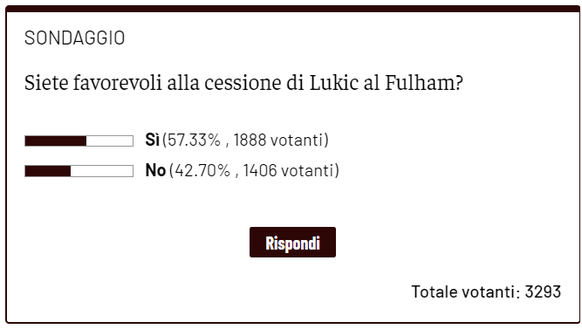 Lukic al Fulham? La maggioranza dei lettori è d’accordo con la scelta del Torino- immagine 2