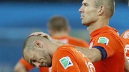 Robben lascia la Nazionale, Sneijder: “Grazie per tutti questi anni, a presto amico mio”